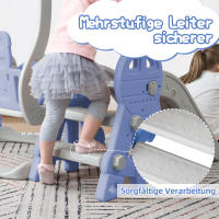 Tobogán para niños, tobogán columpio Infantil 4 en 1 with canasta de Baile, Escalera para trepar, tobogán columpio para Jardín interior y exterior - details 2