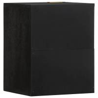vidaXL Mueble de baño colgante madera de ingeniería negro 38x33x48 cm - details 3