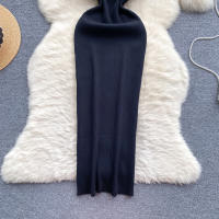 Vestido De Encaje Sin Hombros Para Mujer REALEFT Verano Elegante Sólido Ajustado Con Lazo Estilo Bodycon Para Fiesta - details 17