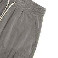 Pantalones cortos de trabajo multibolsillos estilo americano para hombre, informales, ajustados, con cordón, de verano - details 24
