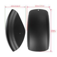 Fender Trasero De Motocicleta Metálico Corto Protección Antigorro Cubierta Negra/No Pintada Para Harley Sportster XL883 1200 72 48 - details 1