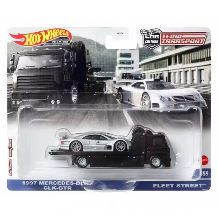Camion de Transporte de Equipos Hot Wheels Surtido/Modelo aleatorio (Una unidad)(Mattel FLF56) - 1