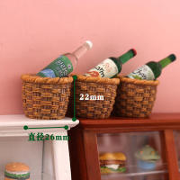 Mini Carrito De Alimentos Para Muñecas De 1/12 Hecho a Mano Con Marco De Rotura Decoración De Casa De Muñecas Material De Madera - details 0