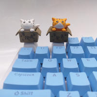 Keycaps De Gato Lindo Personalizable Para Teclado PBT Axis Cherry MX Accesorios De Anime Rosa Kawaii Para Computadora - details 2