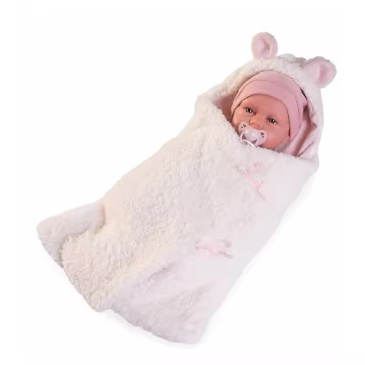 MUÑECA BABYDOO PALABRITAS CON SACO DE BORREGUILLO DE ANTONIO JUAN - 1