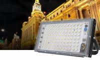 Lámpara De Inundación LED 100W IP65 Impermeable Para Exterior 220V 230V 240V Luces De Jardín Y Paisaje Lámpara De Calle LED Contemporánea De Aluminio - details 0
