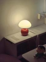 Lámpara De Mesa USB Con Ondas De Luz En Forma De Hongos En Colores Rosa Amarillo Rojo Blanco Verde Iluminación Decorativa Para Dormitorio Luz Nocturna Luz De Escritorio - details 3