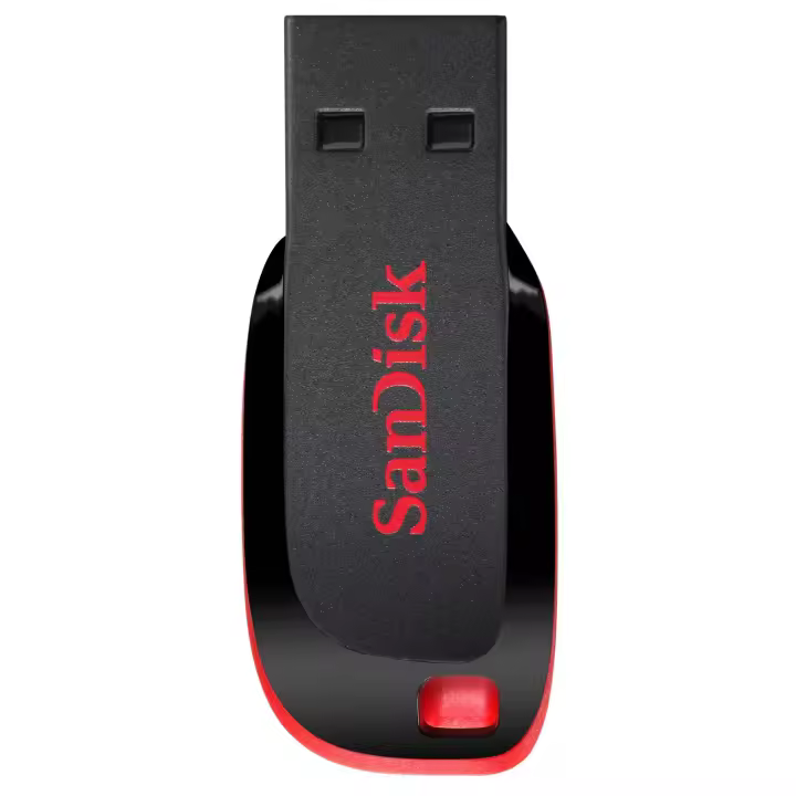SanDisk Cruzer Blade 128GB 128GB USB 2.0 Tipo A Negro, Rojo SDCZ50-128G-B35 - 1