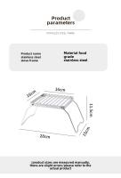 Grill De Camping Plegable Para Campfire En Acero Inoxidable Resistente a La Corrosión Y Alta Temperatura Portátil Para Actividades Al Aire Libre - details 8