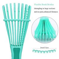 Peine Desenredante Para Cabello Rizado Y Grueso Peine De Masaje Capilar Para Mujeres Y Hombres Uso En Salón De Belleza - details 4