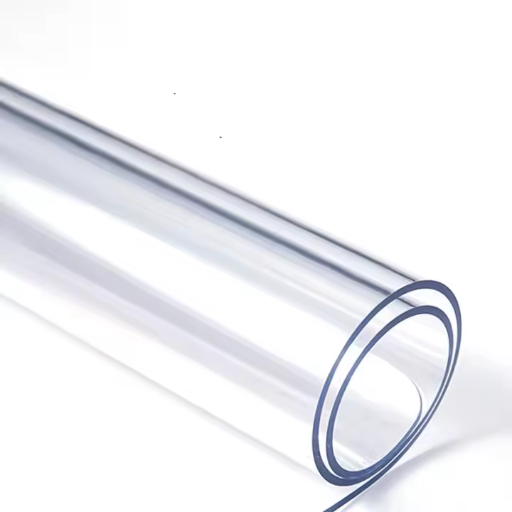 Mantel De PVC Transparente 1.0mm Impermeable Y Resistente Al Aceite Con Patrón De Cocina Cubierta Protectora Para La Mesa Suave Y Transparente Para Uso En Hogar Hotel Boda Y Banquetes - 1