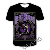Camiseta Casual Para Hombres Y Mujeres Con Estampado 3D De BLACK SABBATHE Rock Manga Corta Negro Hip Hop Verano Transpirable Mecánica De Lavar Material Poliéster - details 4