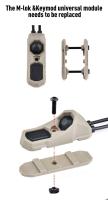 WADSN AXON SWITCHES UNIT Tactical Dual Pressure Switch Compatible Con SF/CRANE/2.5/3.5 Plug Botón Para Mlol Keymod 20mm Picatinny Rail M300 PEQ - details 6