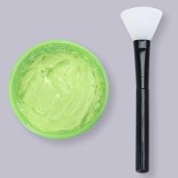 Cepillo aplicador flexible para mascarilla facial de barro (2 unidades), mango de madera, para mascarillas mixtas de barro, arcilla y carbón. - details 1
