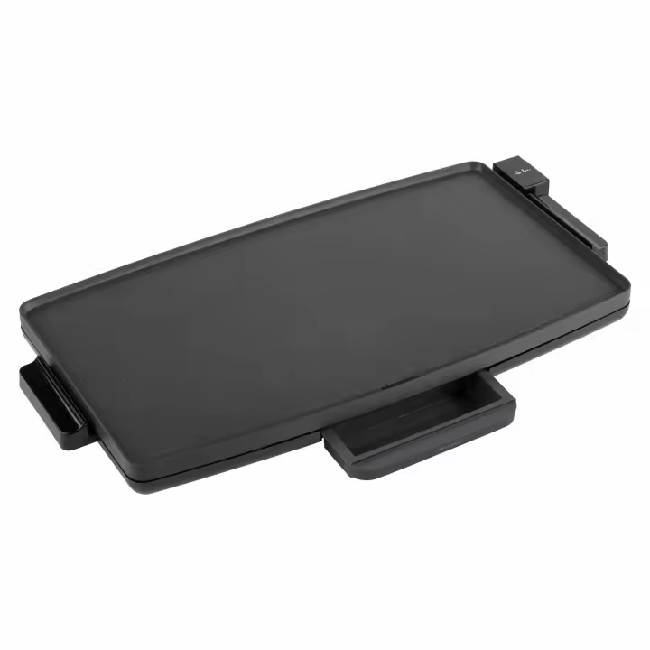 JATA JEGR1603 - Plancha Cocina, Plancha Asar XXL (60 x 35 cm) 2400 W. Resistencia Patentada. Antiadherente. Bandeja Recogesalsas. Fácil Limpieza. Temperatura Ajustable - 1