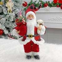 Decoración De Navidad Muñeco De Santa Claus De 30 Cm Para El Hogar Material Plástico Figura De Miniaturas Sin Personalizar - details 2