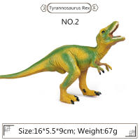 Figuras De Acción Mini Jurrásico Dinosaurios Simulados Vintage Tyrannosaurus Rex Triceratops Juguetes Para Niños Regalos De Navidad - details 2