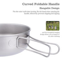 Juego De Cocina Ultraligero Boundless Voyage Para Camping Y Exteriores Tierra Platos Y Ollas De Titanio Ti2031C - details 2