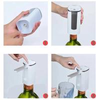 Dispensador De Vino Eléctrico Plegable Con Bomba De Vino Profesional Ajustable Extractor De Licor Y Whiskey Con Cierre Rápido - details 1