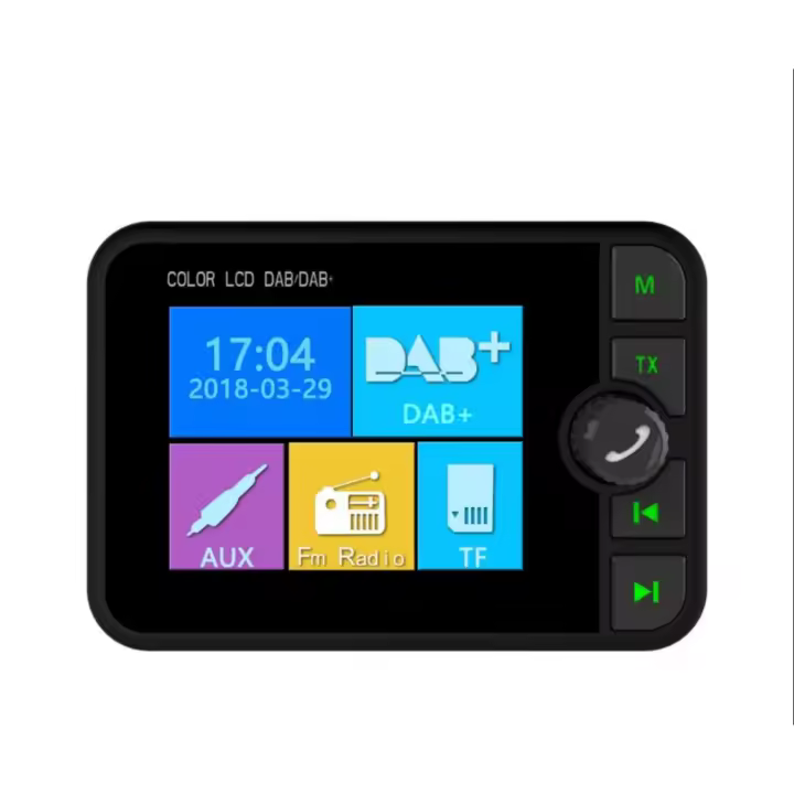 Dab Radio Receiver In Car Stereo Sound Digital Signal Broadcast Adapter Dab+ Antenna Bluetooth-Compatible Mp3 Fm Transmitter js - 1