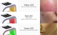Máscara Facial LED De 7 Colores Terapia PDT Para Cuidado De La Piel Belleza Y Salud Eliminador De Acné Antiarrugas Electrónica De Plástico - details 4