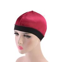 1PC Gorra Multicolor Para Hombre Durag Estilo Ondas Capa De Cabeza Color Sólido Elástica Transpirable Gorra De Invierno Para Adultos - details 7