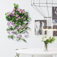 Artificial Vines Morning Glory Plantas Colgantes Falsas Para Decoración De Hogar Jardín Muralla Cerca Decoración De Boda Al Aire Libre Y Macetas - details 11