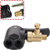 Adaptador De Conector De Bomba Para Ruedas De Coche Y Motocicleta Tampa De Válvula De Neumático Inflable Clip Desinflado Accesorios De Auto - details 2