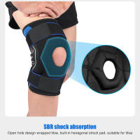 Prensa De Rodilla Profesional Con Estabilizadores Lateral Y Almohadillas EVA Alivio Del Dolor De Rodilla Para Correr Lesión De Menisco Tear ACL Artritis Alivio De Dolor Articular - details 6