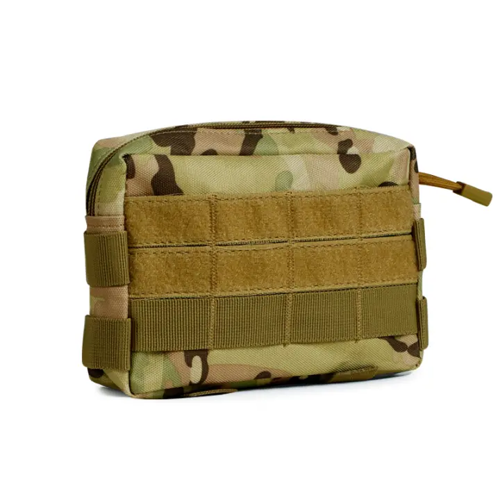 BOOIU Mochila Táctica Molle Pouches De Nylon Para Hombres Y Mujeres Accesorio De Portaobjetos Compacto EDC Para Equipamiento De Aventura Al Aire Libre - 1