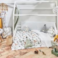 SET Funda nórdica, Funda Almohada y Protector 3 piezas para cuna y minicuna bebe y niño de Bimbidreams 100% algodón - details 0