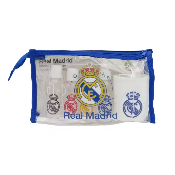 CYP NECESER DE VIAJE TRANSPARENTE + RECIPIENTES REAL MADRID REAL MADRID 23x11x11 Cms. - 1