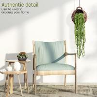 1pc Planta Artificial De Hierba Falsa Para Navidad Decoración De Jardín Exterior Arco De Boda Fiesta De Vacaciones Colgante En La Pared - details 5