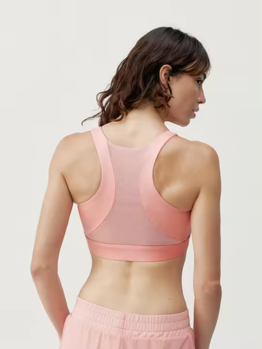 Born Living Yoga Top Padma 2.0 Strawberry Ice/White Chalk - 1