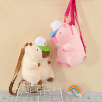 Mochila De Peluche Capybara Kawaii Moda Muñeco Peluche Bolsa De Hombro Para Niños Bolsa Miniatura Regalo Para Novia - details 13