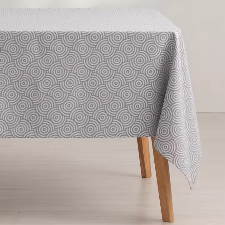 Gamusi Mantel antimanchas jacquard semilunares impermeable Ring - 1