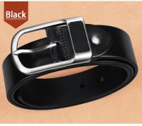 Cinturón De Cuero Genuino Para Hombres Con Hebilla De Alta Calidad Estilo Casual Cowboy Moda Negocios Cinturones De Cuero De Vaca Para El Pecho - details 15