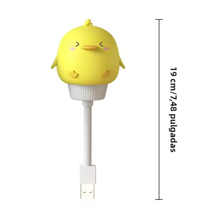 Lámpara Nocturna USB LED De Dibujos Animados Lindos Oso Pollo Gato Para Decoración De Habitación De Bebé Y Niños Lámpara De Mesa Cerca Del Cama - 1