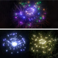Luces Solares LED De Fuego Para Jardín Caminos Decoración De Boda Fiesta Exterior Impermeables Guirnalda De Hadas 90/120/150 - details 4