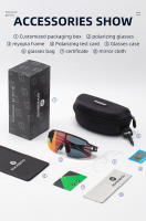 Gafas De Bicicleta ROCKBROS Con Marco Miopía Lentes Polarisados UV400 Deportes Al Aire Libre Gafas De Ojos Para MTB Y Ciclismo En Carretera Unisex - details 16
