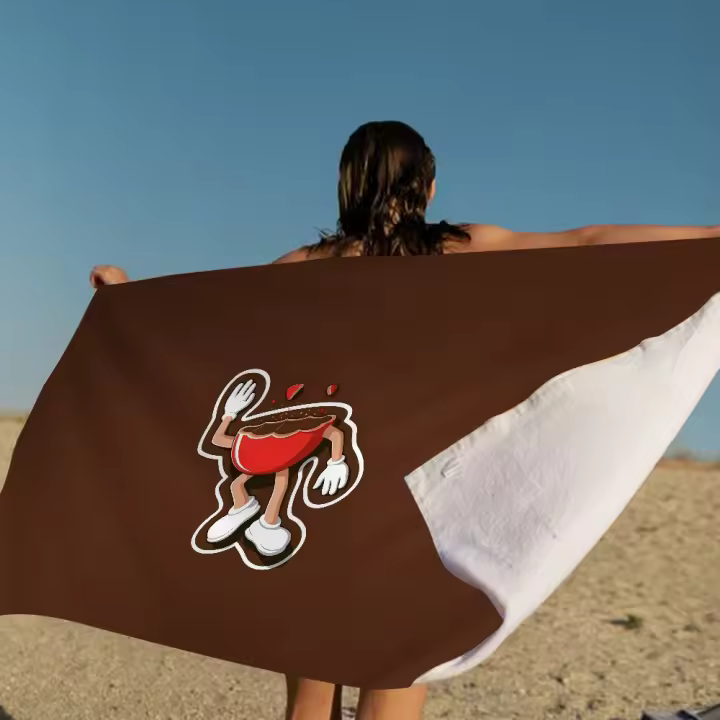 Toalla De Playa Y Baño Anime M&M Snacks Para Niños Absorbente Y Suave Para Viajes Camping Gimnasio Tamaño 30x30 Cm 30x60 Cm 76x182 Cm 50x100 Cm - 1