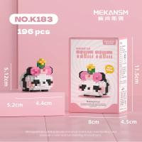 Bloques De Construcción Micro Panda Kawaii Para Niños Y Adultos Juguetes DIY De Animales Adorables Regalos Para Niños Y Adultos - details 3