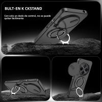 Funda De Teléfono Con Soporte Magnético De 360 Grados Para Redmi 14C Con Protección De Cámara Y Anillo Resistente a Arañazos Y Huellas - details 2