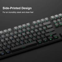 Juego De Teclas PBT Doble Fotocopia Grey 133 Teclas Para Teclado Mecánico Personalizado MX Switch Iluminación Por Traslucidez - details 2