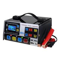 Cargador De Batería De Coche Metálico 12V24V 220W Cargador Automático Completo Alta Potencia Cargador Rápido Con Pantalla LCD - details 0