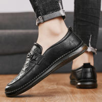 Zapatos De Cuero De Alta Calidad Para Hombre Loafers Italianos De Lujo Casual Transpirables Zapatos De Vestir Slip-on Para Conducir - details 20