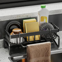 Organizador De Cocina En Acero Inoxidable Estante Para Esponja Y Toalla Soporte Para Grifo Riega Jabón Accesorios De Cocina - details 0