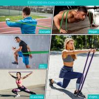 Banda De Resistencia De Látex Fuerte Para Ejercicio De Pilates Y Fitness Elasticidad Para Ayudar En Pull up En Casa Gimnasio - details 2