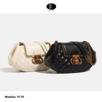 Bolso De Hombro Para Mujer KB Marca Nueva Otoño Invierno Diseñador De Lujo Forma Ling Cadenita Bloqueadora Moda Bolso De PU Con Lining De Poliéster - details 0