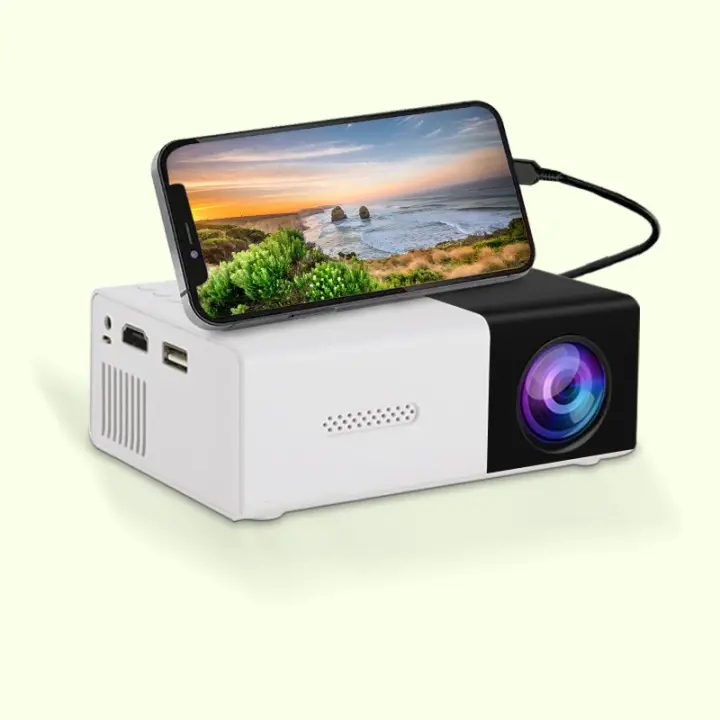 Mini proyector YG300 Home HD with USB y SD Memory, cine en casa, mejor experience De Pelicula, TV y juego para acampado al aire libre - 1